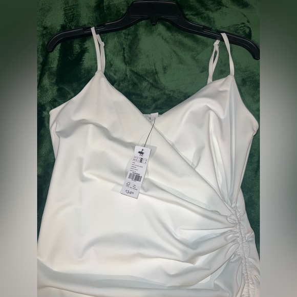 GARAGE BODY-CON CINCHED WRAP MINI DRESS - Picture 3 of 6